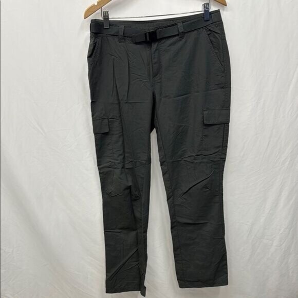 Columbia Gray Cargo Pants with Adjustable Waistband and Straight Leg - Picture 1 of 4